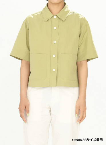 ドライコットンリネンシャツ 詳細画像 Yellow Green 5