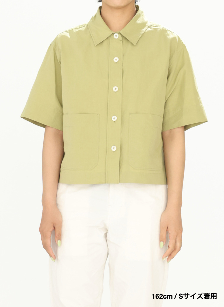 ドライコットンリネンシャツ 詳細画像 Yellow Green 5