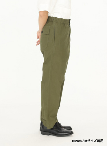 コットンシャンブレートラウザーズ 詳細画像 Olive 10