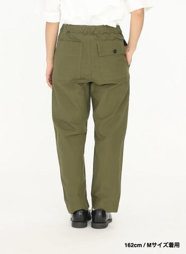 コットンシャンブレートラウザーズ 詳細画像 Olive 7