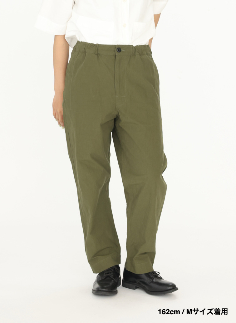 コットンシャンブレートラウザーズ 詳細画像 Olive 9