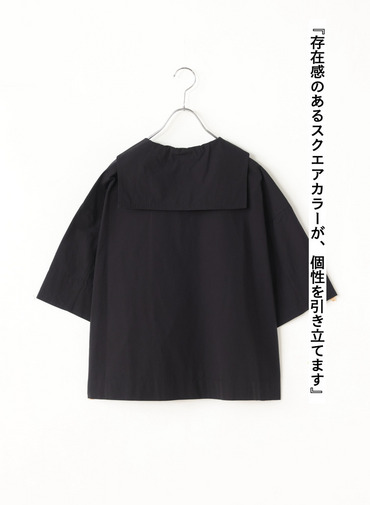コットンリネンシャツ 詳細画像 Black 8