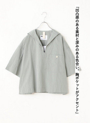 コットンリネンシャツ 詳細画像 Gray 1