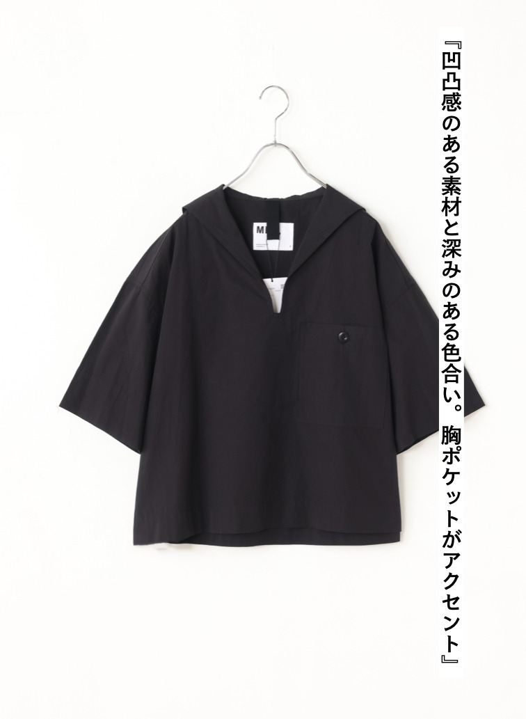 コットンリネンシャツ 詳細画像 Black 7