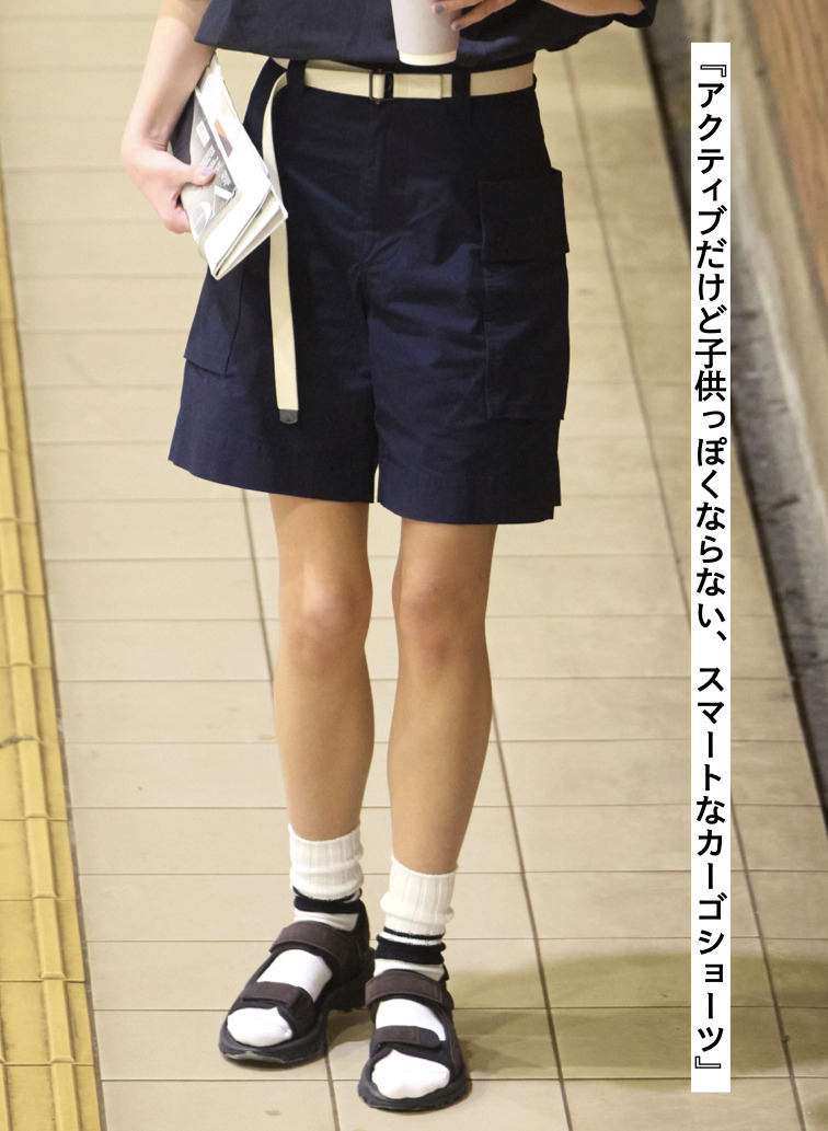 コットンナイロンショーツ 詳細画像 Dark Navy 1
