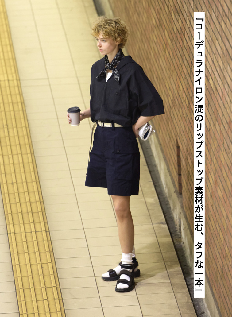 コットンナイロンショーツ 詳細画像 Dark Navy 2