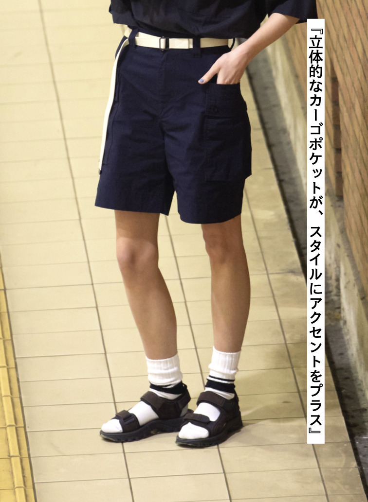 コットンナイロンショーツ 詳細画像 Dark Navy 3