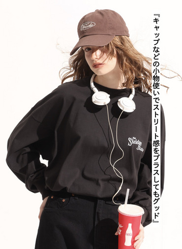 ロングスリーブTシャツ 詳細画像 Black 3
