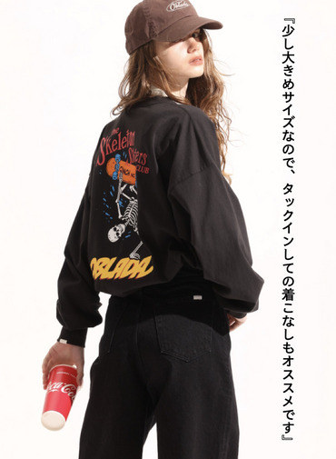 ロングスリーブTシャツ 詳細画像 Black 5