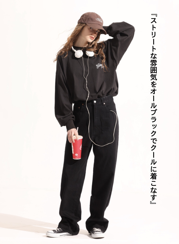 ロングスリーブTシャツ 詳細画像 Black 2
