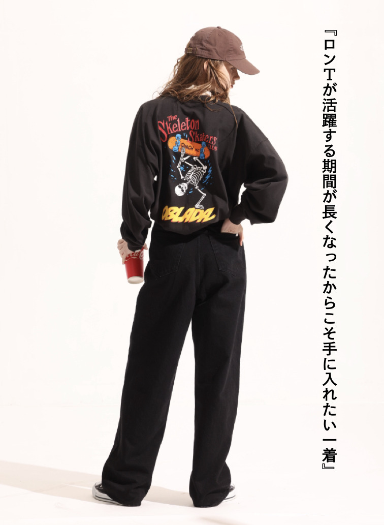 ロングスリーブTシャツ 詳細画像 Black 4