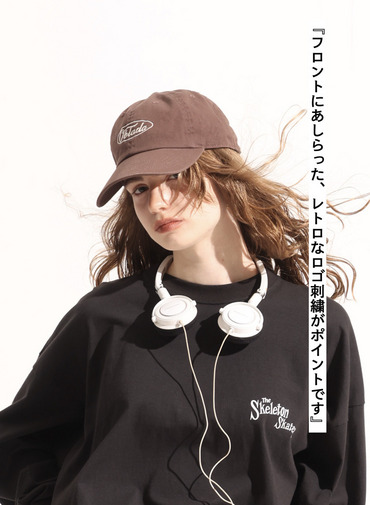 ベースボールキャップ &ldquo;OVAL LOGO CAP&rdquo; 詳細画像 Brown 3