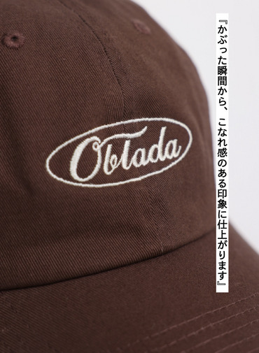 ベースボールキャップ &ldquo;OVAL LOGO CAP&rdquo; 詳細画像 Brown 5