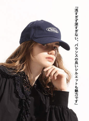 ベースボールキャップ &ldquo;OVAL LOGO CAP&rdquo; 詳細画像 Navy 2