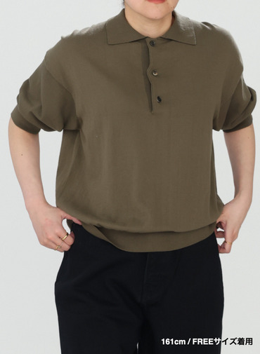 ヘンリーポロニット 詳細画像 Khaki 9