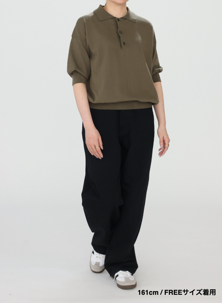 ヘンリーポロニット 詳細画像 Khaki 11