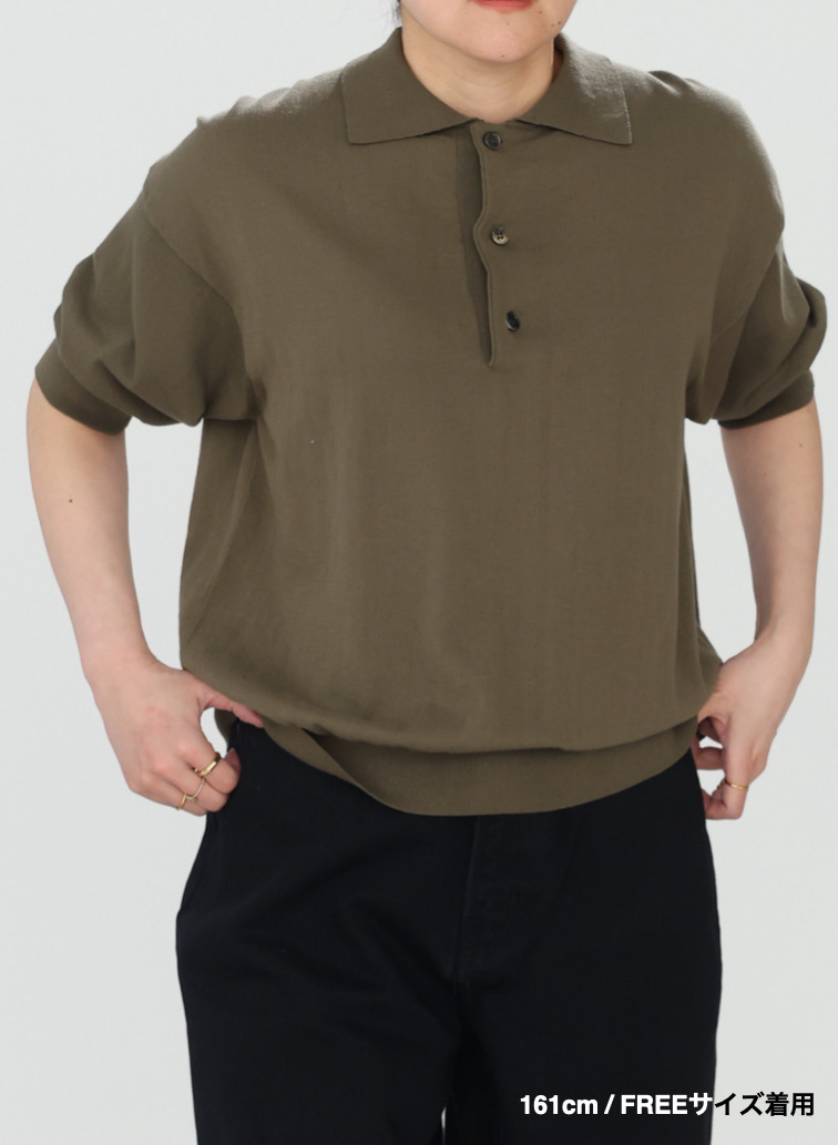ヘンリーポロニット 詳細画像 Khaki 9