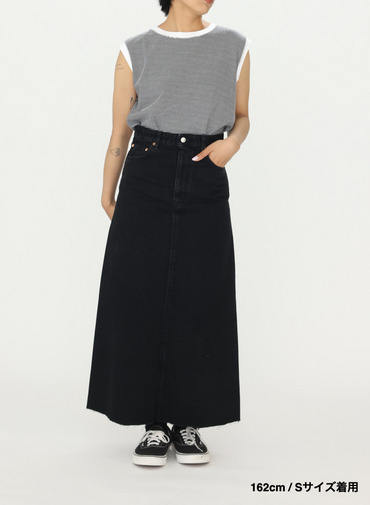 デニムスカート &ldquo;BUDDY DENIM SKIRT&rdquo; 詳細画像 Black 12