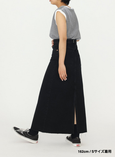 デニムスカート &ldquo;BUDDY DENIM SKIRT&rdquo; 詳細画像 Black 13