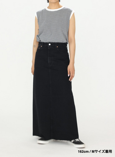 デニムスカート &ldquo;BUDDY DENIM SKIRT&rdquo; 詳細画像 Black 19