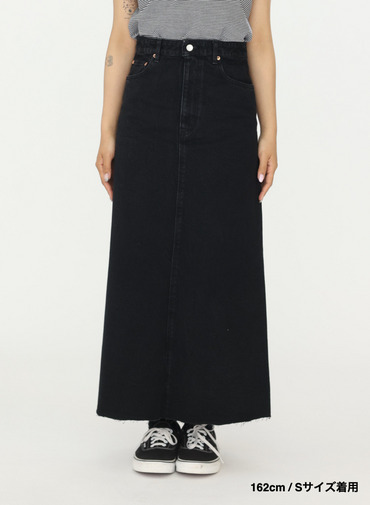 デニムスカート &ldquo;BUDDY DENIM SKIRT&rdquo; 詳細画像 Black 9