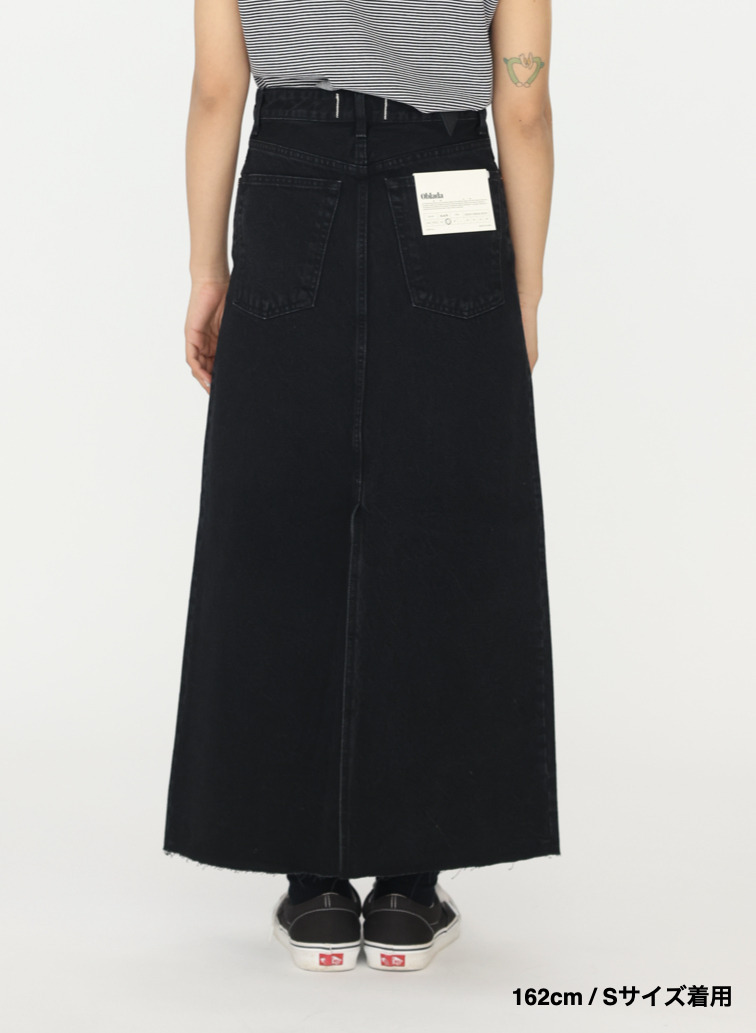 デニムスカート &ldquo;BUDDY DENIM SKIRT&rdquo; 詳細画像 Black 11