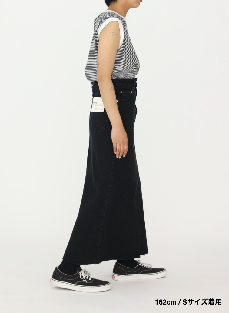 デニムスカート &ldquo;BUDDY DENIM SKIRT&rdquo; 詳細画像 Black 14