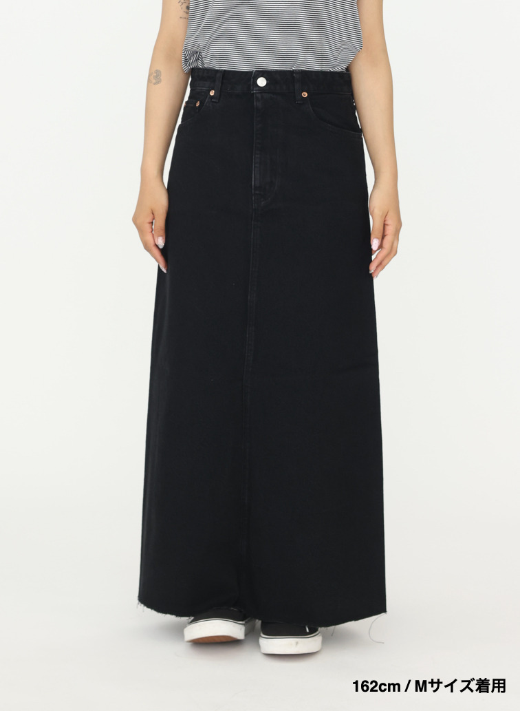 デニムスカート &ldquo;BUDDY DENIM SKIRT&rdquo; 詳細画像 Black 15