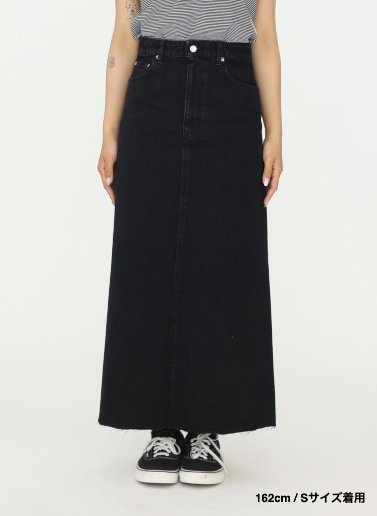 デニムスカート &ldquo;BUDDY DENIM SKIRT&rdquo; 詳細画像 Black 9