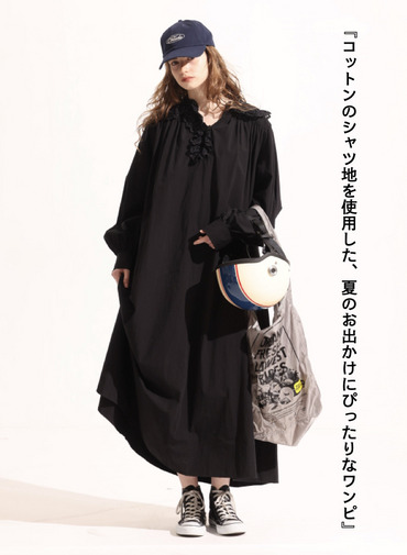 サマーブラックドレス 詳細画像 Black 2