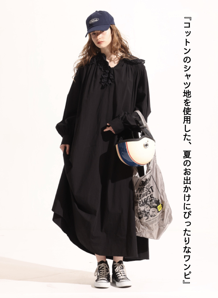 サマーブラックドレス 詳細画像 Black 2