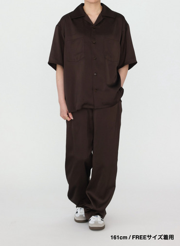 オープンカラーシャツ 詳細画像 Brown 16