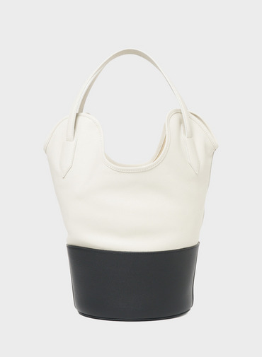 バケットトートバッグ / RAY BUCKET S BICOLOUR 詳細画像 Black 3