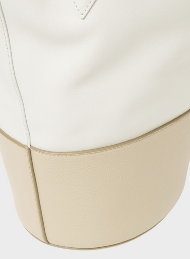 バケットトートバッグ / RAY BUCKET S BICOLOUR 詳細画像 Beige 5