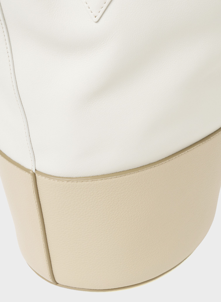 バケットトートバッグ / RAY BUCKET S BICOLOUR 詳細画像 Beige 5