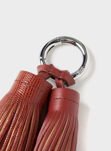 タッセルチャーム / DOUBLE TASSEL CHARM 詳細画像 Red 3