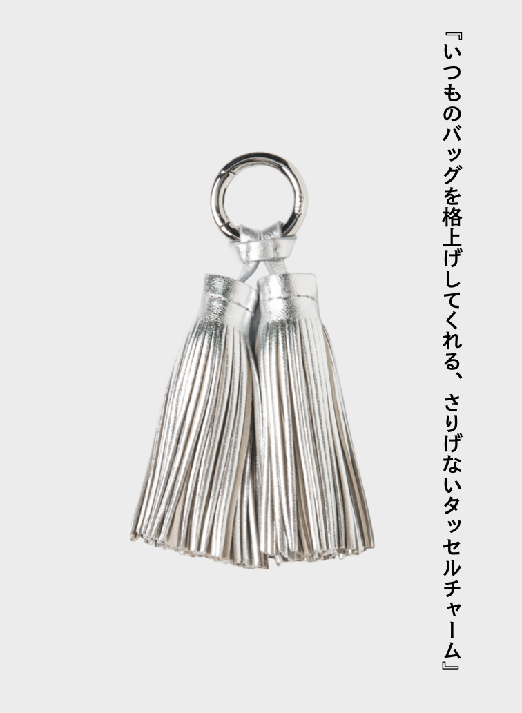タッセルチャーム / DOUBLE TASSEL CHARM 詳細画像 Silver 1