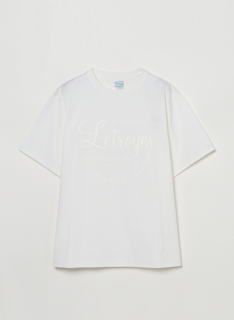 ロゴTシャツ 詳細画像 White 3
