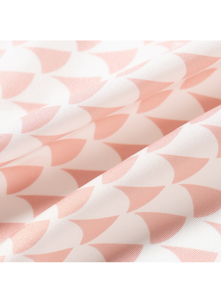 シルクスカーフ Aウェーブプリント 詳細画像 Pink 6