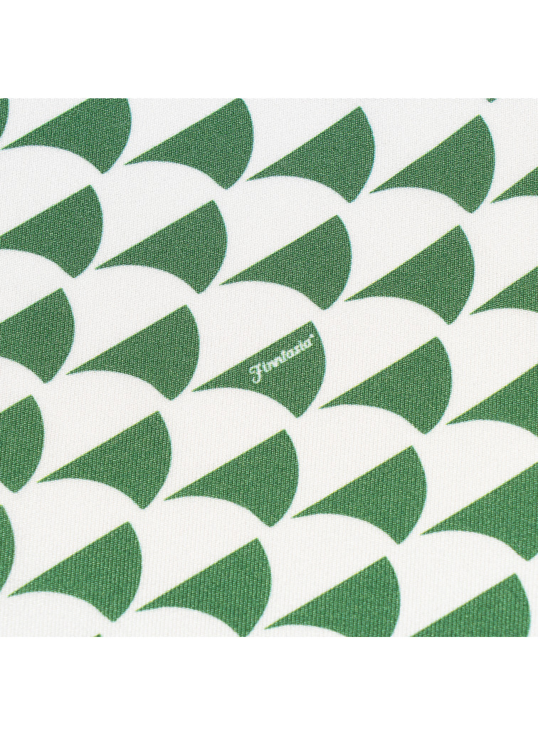 シルクスカーフ Aウェーブプリント 詳細画像 Green 5
