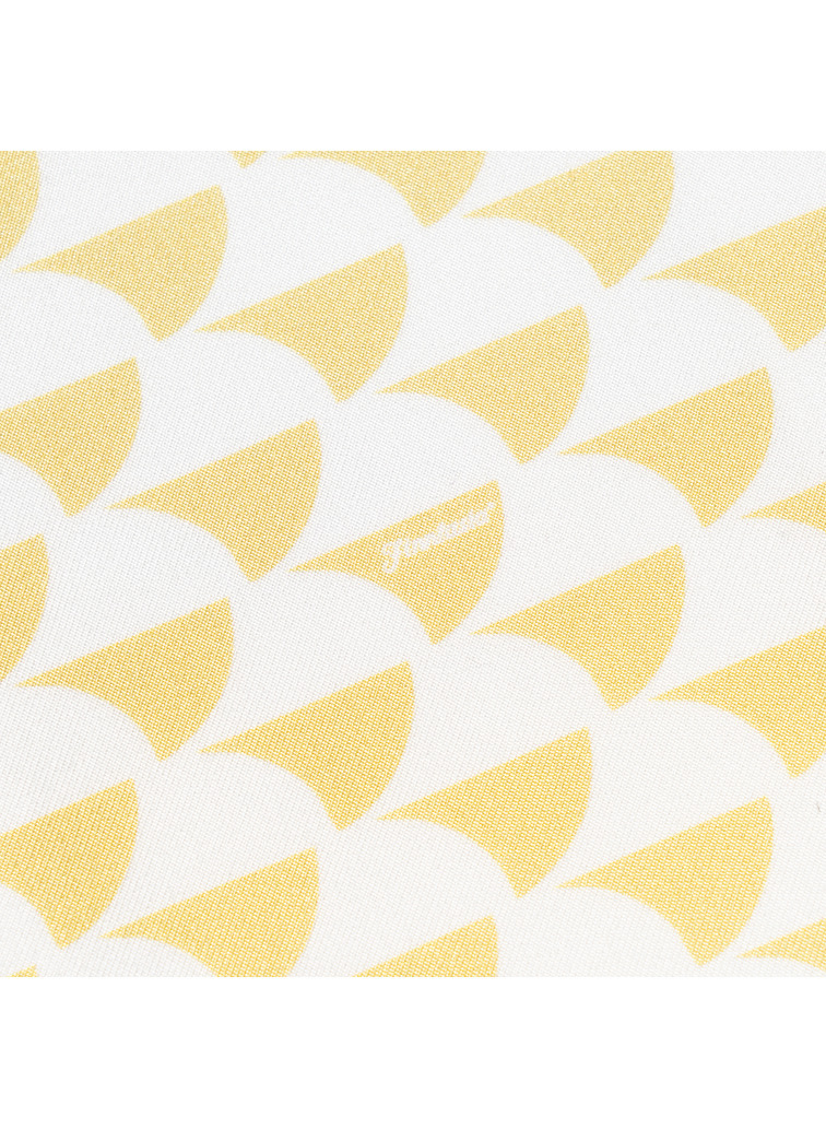 シルクスカーフ Aウェーブプリント 詳細画像 Light Yellow 5