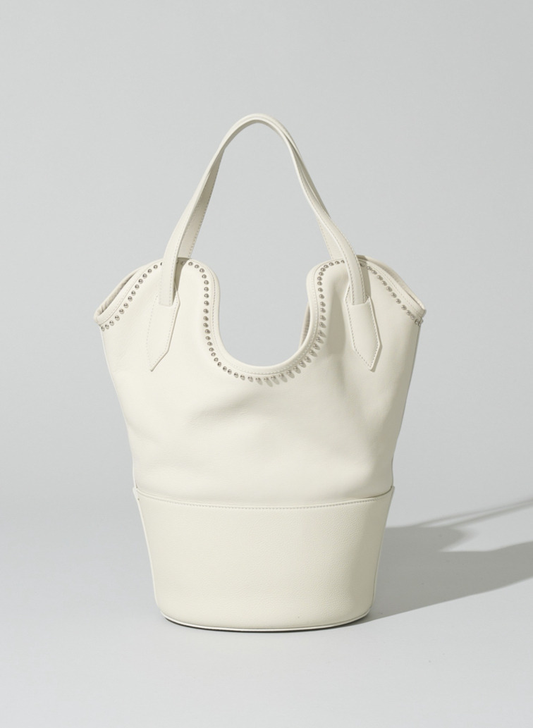 ハンドバッグ / RAY BUCKET S WITH STUDS 詳細画像 Cream 4