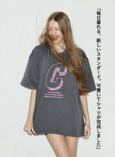 C Tee 詳細画像 White 1