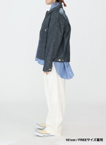 シャンブレージャケット / Indigo Chambray Work JK 詳細画像 Indigo 14