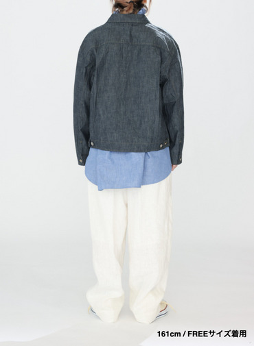 シャンブレージャケット / Indigo Chambray Work JK 詳細画像 Indigo 15