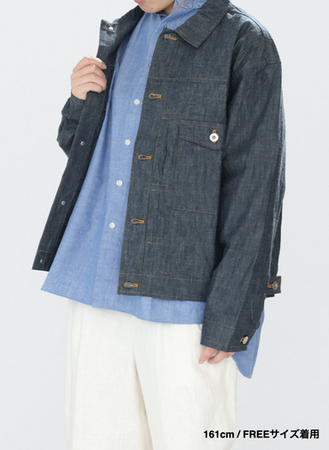 シャンブレージャケット / Indigo Chambray Work JK 詳細画像 Indigo 19