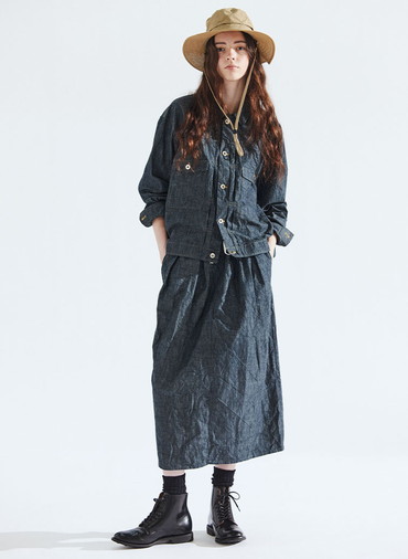 シャンブレージャケット / Indigo Chambray Work JK 詳細画像 Indigo 3