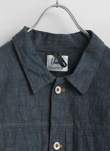 シャンブレージャケット / Indigo Chambray Work JK 詳細画像 Indigo 5
