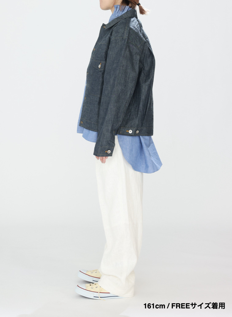 シャンブレージャケット / Indigo Chambray Work JK 詳細画像 Indigo 14