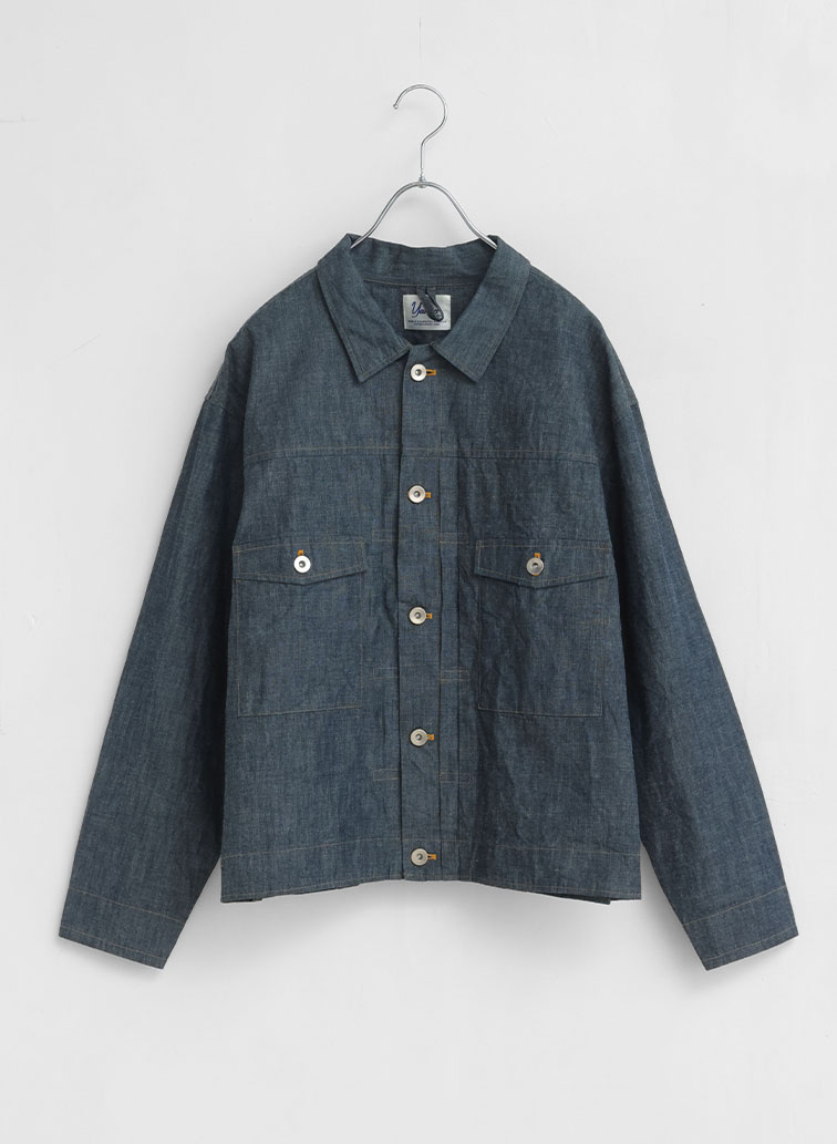 シャンブレージャケット / Indigo Chambray Work JK 詳細画像 Indigo 4